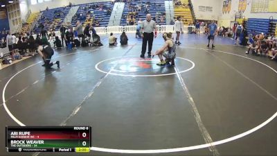 157 lbs Round 6 (8 Team) - Ari Rupe, Palm Harbor WC vs Brock Weaver, The Outsiders