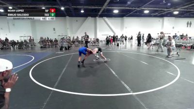 82 lbs Quarterfinal - Noah Lopez, Top Rank Hammers vs Emilio Salcedo, Tucson Cyclones