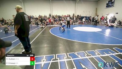 110 lbs Consi Of 4 - Roy Hudson, Pryor Tigers vs Patch Crissup, Miami Takedown Club