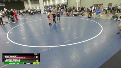 96 lbs Champ. Round 3 - Lincoln Schulz, MN Elite Wrestling Club vs Arav Pandey, American Dream Wrestling Club