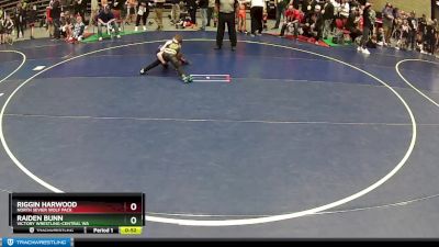 58 lbs Cons. Round 4 - Riggin Harwood, North Sevier Wolf Pack vs Raiden Bunn, Victory Wrestling-Central WA