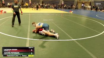 125 lbs Finals (8 Team) - Hunter Peterson, STMA (St. Michael/Albertville) vs Jackson Odden, Staples