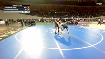 5A Boys 165 lbs Cons. Round 2 - Caleb Zachary, Mountain View Boys vs Samuel Blosser, Hood River Valley Boys