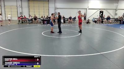 165 lbs Round 2 (8 Team) - Hunter Bell, Idaho vs Tanner Gibeau, New York Blue