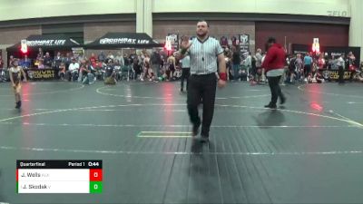 60 lbs Quarterfinal - Jordan Skodak, Simmons Academy Of Wrestling vs Justin Wells, Alabama