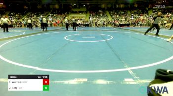 130 lbs Semifinal - Emmitt Warren, Morrison Takedown Club vs Zane Entz, Hinton Takedown Club