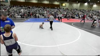 62 lbs Consi Of 8 #1 - Caleb Covey, Oroville Rattlers vs Barrett Grosjean, Predators WC