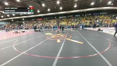 58 lbs Round 1 - Sidney Metcalf, Forsyth Wrestling Club vs Camri Bales, Eastside United