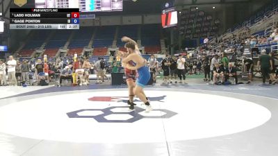 215 lbs Semis - Ladd Holman, Utah vs Gage Ponton, Idaho