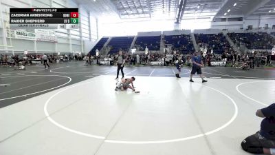 61 lbs Quarterfinal - Zaedrian Armstrong, Dominate WC vs Raider Shepherd, LV Bears WC