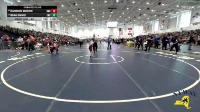 80 lbs Cons. Round 3 - Darrion Brown, NWAA vs Beau Davis, LeRoy Wrestling Club