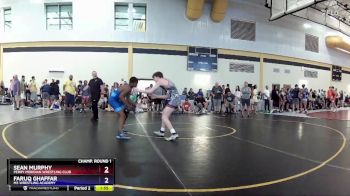 126 lbs Champ. Round 1 - Sean Murphy, Perry Meridian Wrestling Club vs Faruq Ghaffar, M3 Wrestling Academy