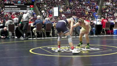 139 lbs Semifinal - Aiden Herndon, Cedar Cliff vs Patrick Woloshyn, Council Rock South