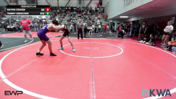 112 lbs 3rd Place - Da'Von Craven, Greenwood Wrestling Academy vs Tommy Greschke, Roland Youth League Wrestling