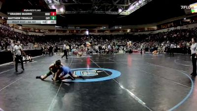 5A 114 lbs Cons. Round 1 - Brandon Chavez, Los Lunas vs Daniel Armstrong, Albuquerque