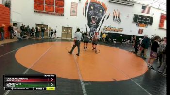 195B Round 2 - Colten Jardine, Natrona County vs Dash Hart, Worland