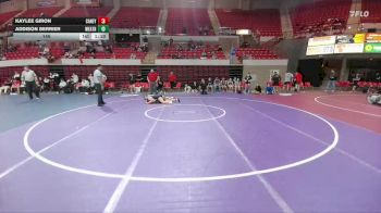 145 lbs Round 2 - Quarters & 1st Wb (16 Team) - Kaylee Giron, Conroe Caney Creek vs Addison Berrier, Weatherford