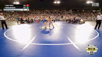 G5A-155 lbs 1st Place Match - Lyndi Cisco, ANADARKO (Girls) vs Piper Morton, OOLOGAH-TALALA (Girls)