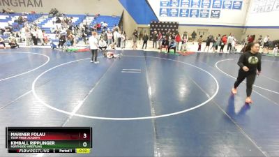 62-64 lbs Round 2 - Kimball Ripplinger, Northside Wrestling vs Mariner Folau, Team Pride Academy