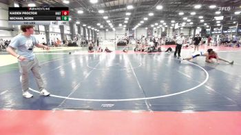 152 lbs Rr Rnd 3 - Kaiden Proctor, 84 Athletes Red vs Michael Horn, Evil Empire Red