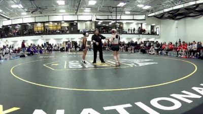 124 lbs Round 2 (16 Team) - Juliana Diaz, Delaware State University vs Ella McDonald, Frostburg Sate University