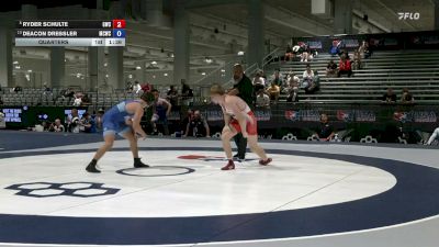 80 kg Quarters - Ryder Schulte, Grindhouse Wrestling Club vs Deacon Dressler, Maurer Coughlin Wrestling Club