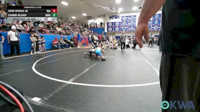 55 lbs Semifinal - Jose Rosas Jr., Piedmont vs Caden Sloan, Morrison Takedown Club