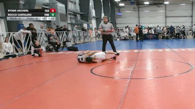 100 lbs Round 4 - 2:15pm Saturday - Rocco Cartalino, POWA vs Ryder Ascherl, PA USA