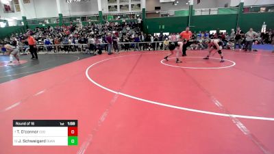 152 lbs Round Of 16 - Tj O'connor, Cooperstown-milford vs Jacob Schweigard, Duanesburg-schoharie