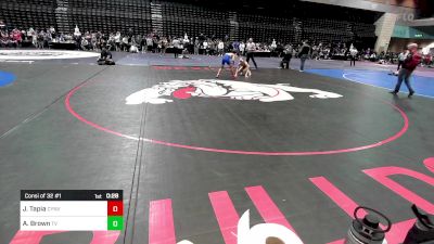 126 lbs Consi Of 32 #1 - JonnyAngel Tapia, Canyon View vs Abel Brown, Temecula Valley