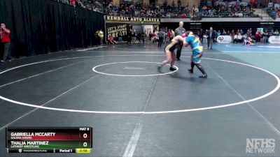 185G Cons. Round 2 - Gabriella McCarty, Galena Hawks vs Thalia Martinez, Lathrop Wrestling