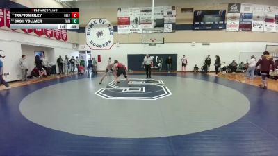 150 lbs Cons. Round 3 - Cash Vollmer, Tongue River vs Trafton Riley, Hulett