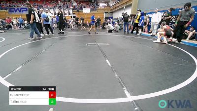 80 lbs Semifinal - Beau Ferrell, Weatherford Youth Wrestling vs Tory Rice, Prodigy NDT