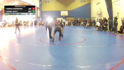 106 lbs Cons. Round 3 - Daniel Scott, Woodbridge vs Joshua Rodriguez, Centennial (Corona)