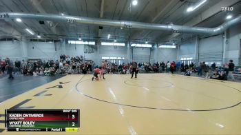 150 lbs Champ. Round 2 - Wyatt Boley, Cheyenne Mountain vs Kaden Ontiveros, Castle View