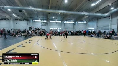 150 lbs Champ. Round 2 - Wyatt Boley, Cheyenne Mountain vs Kaden Ontiveros, Castle View