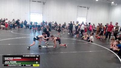 60 lbs Quarterfinal - Gaetano Acerra, Unaffiliated vs Jace Moore, Grizzlies Wrestling Club