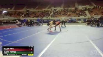 D1-120 lbs Cons. Round 1 - Julian King, Liberty vs Justin Torres, Cibola