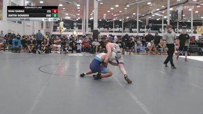 140 lbs Rr Rnd 3 - Shai Sabag, Steller Trained Bossk - HSC vs Justin Somers, Homegrown White - HSC