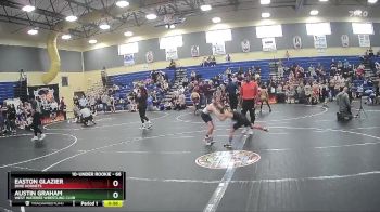 66 lbs Quarterfinal - Easton Glazier, Dixie Hornets vs Austin Graham, West Wateree Wrestling Club