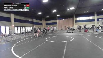 157 lbs Quarterfinal - Andrew Martinez, Chaparral HS vs Adam Salas, Team Thunder