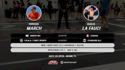 Enrique March vs Giulio La Fauci 2025 ADCC Miami Open