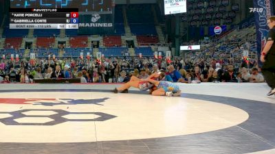 110 lbs Champ. Rd Of 16 - Katie Porcelli, NY vs Gabriella Conte, NJ