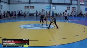 65 lbs Cons. Semi - Easton Womble, Capital City Wrestling Club vs Kaleb Dempsey, NOVA Wrestling Club