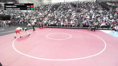 6A 155 lbs Semifinal - Rianne Zhou, Mountain Ridge vs Gabriela Galvez, Layton