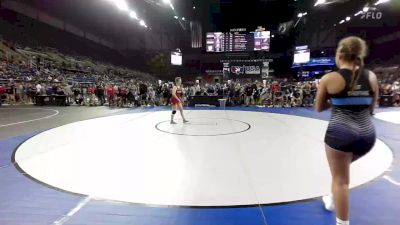 127 lbs Cons 32 #1 - Bella Bolek, Wisconsin vs Nadia Thomas, Utah