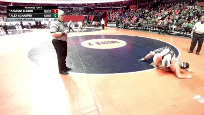 1A 215 lbs Cons. Round 3 - Alex Schaefer, Ottawa (Marquette) vs Dominic Alaimo, Braidwood (Reed-Custer)