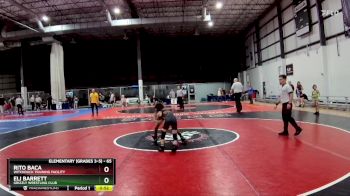 65 lbs 1st Place Match - Eli Barrett, Grizzly Wrestling Club vs Rito Baca, Witchduck Training Facility