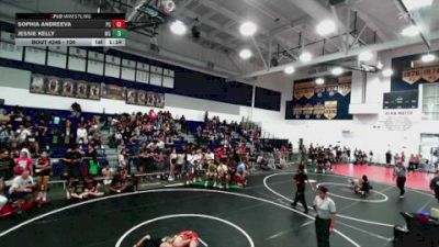 100 lbs Round 4 - Jessie Kelly, Monster Garage vs Sophia Andreeva, Peterson Grapplers