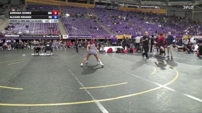 110 lbs Semis & 3rd Wb (16 Team) - Adriana Gomez, Colorado Mesa University vs Sloane Kruger, Presbyterian